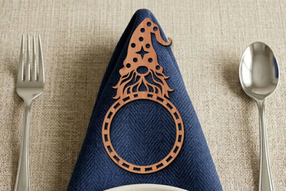 Download Christmas Napkin Ring SVG Laser Cut - Premium Resources