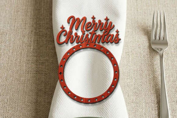Download Christmas Napkin Ring SVG Laser Cut - Premium Resources