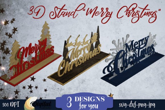 Download Set of 3 Christmas Sign SVG. XMas Bundle - Christmas sign svg Collection