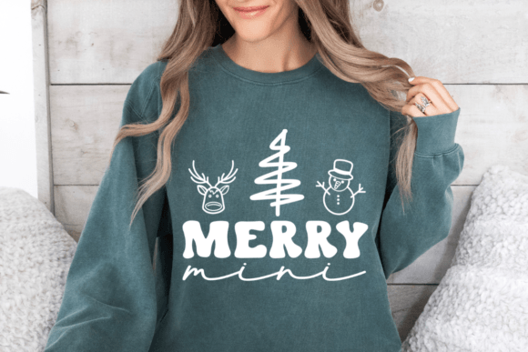 Download Merry Mini SVG, Kids Christmas Shirt SVG - Christmas shirt svg Collection