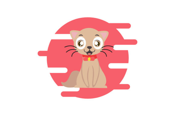 Download Beauty Cute Cat Illustrations - Illustrations Collection